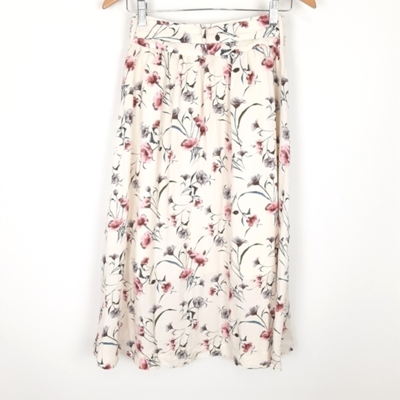 NWT J.O.A. Floral High Waist A Line Skirt Size Small - Picture 4 of 8